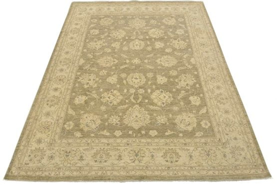 Ziegler Rug 8'2'' x 10' Green Wool Traditional Hand-Knotted Oriental Carpet