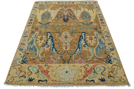 Anatolia Rug 8'5'' x 10' Brown Wool Traditional Hand-Knotted Oriental Carpet