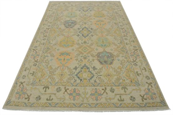 Anatolia Rug 9' x 12'3'' Gray Wool Modern Hand-Knotted Oriental Carpet